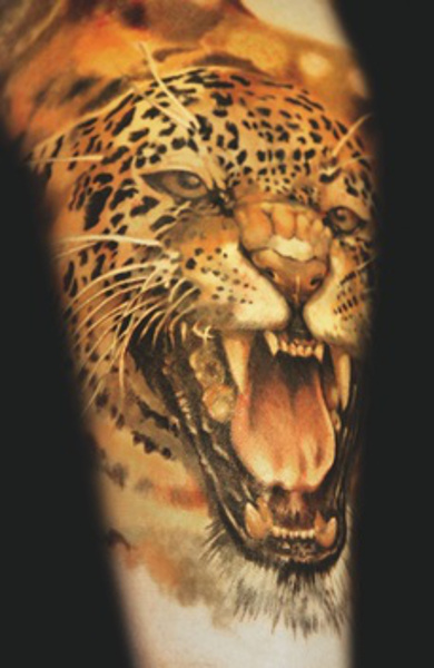 Татуировка гепард