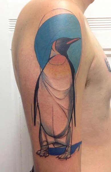 Татуировка пингвин