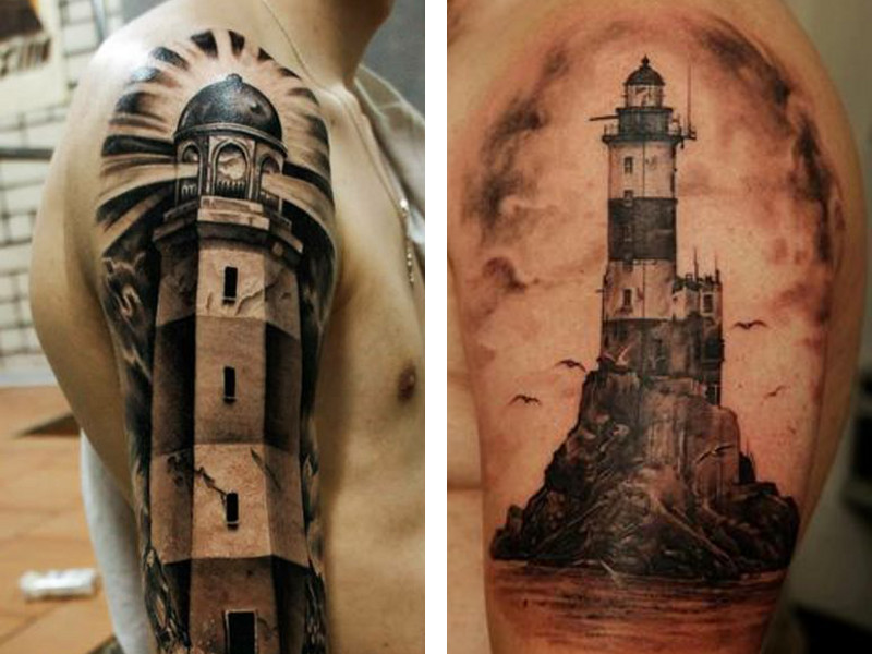 Татуировка маяк и ее значение