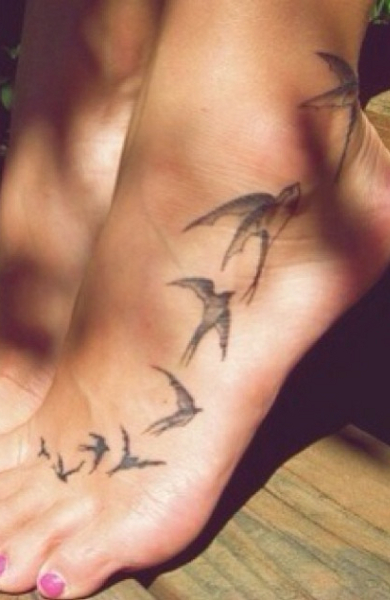 Татуировка птички