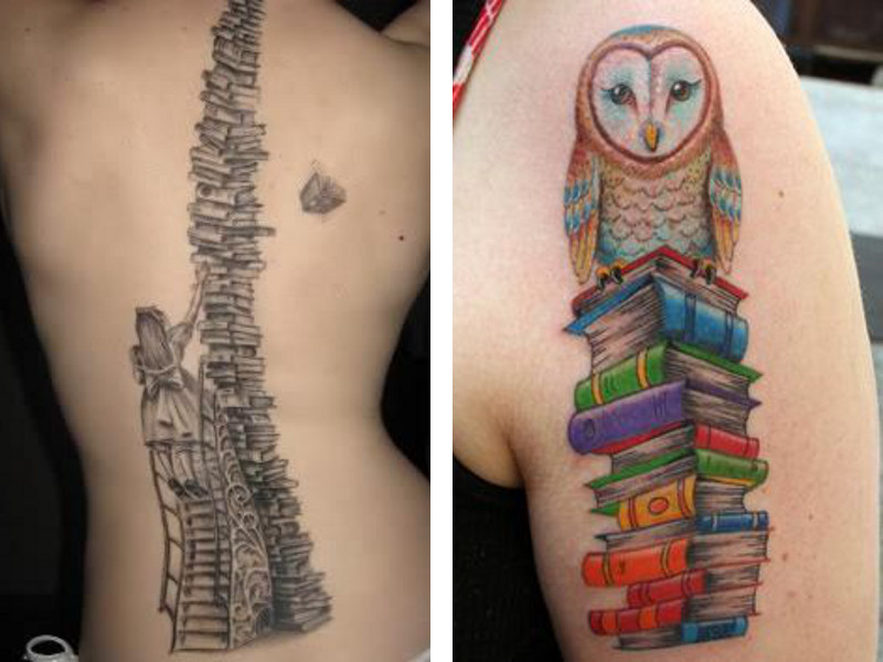 Татуировка книга и ее значение