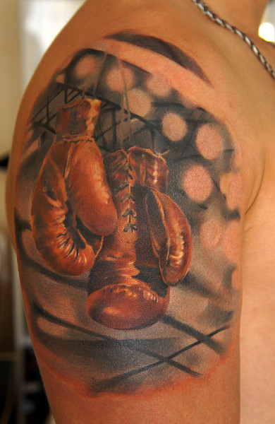 Татуировка боксерские перчатки