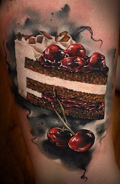 Татуировка пирожное