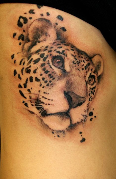 Татуировка гепард