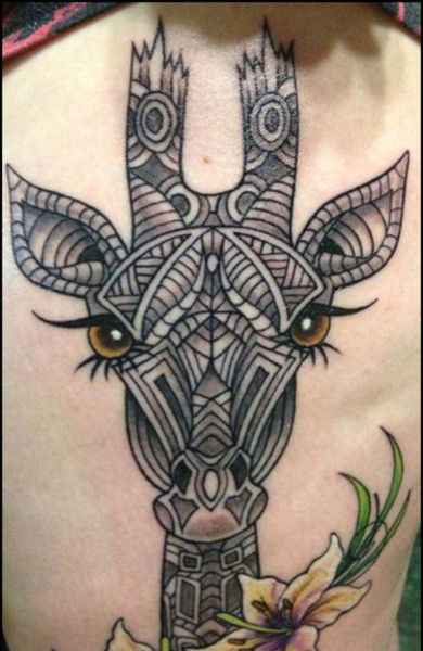 Татуировка жираф
