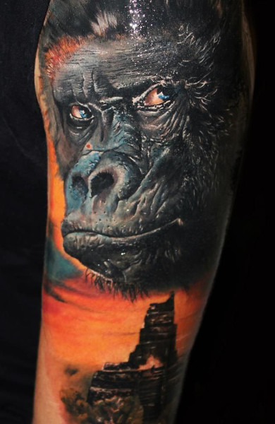 Татуировка горилла