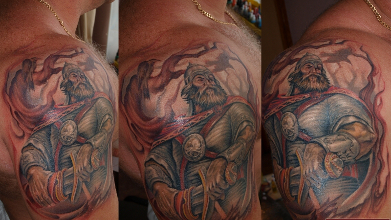 Татуировки мужские богатыри