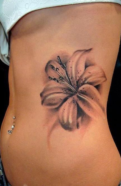 Татуировка лилия