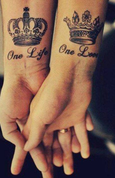 Татуировка одна жизнь - одна любовь