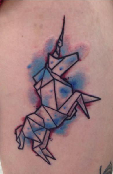 Татуировка оригами