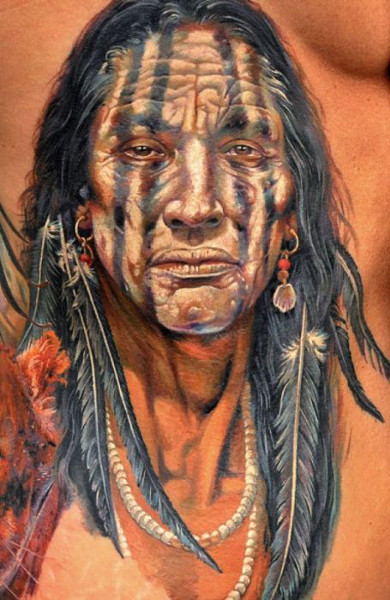 Татуировка в стиле реализм