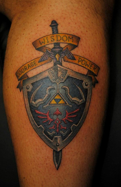 Татуировка щит