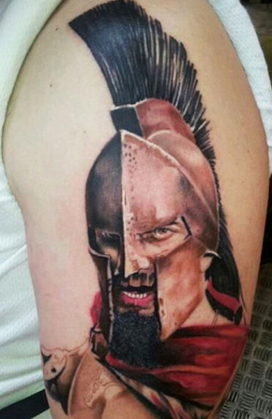 Татуировка спартанец