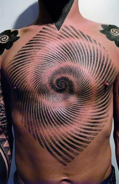 Татуировка спираль