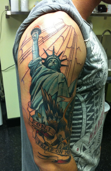 Татуировка Статуя Свободы