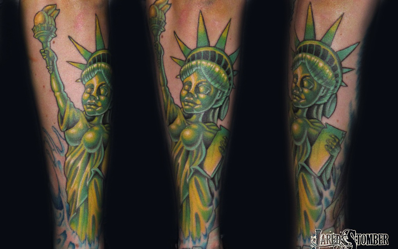 Татуировка Статуя Свободы