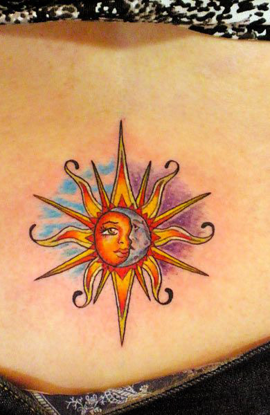 Татуировка солнце