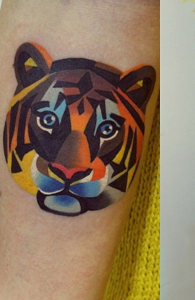 Татуировка тигр и ее эскиз