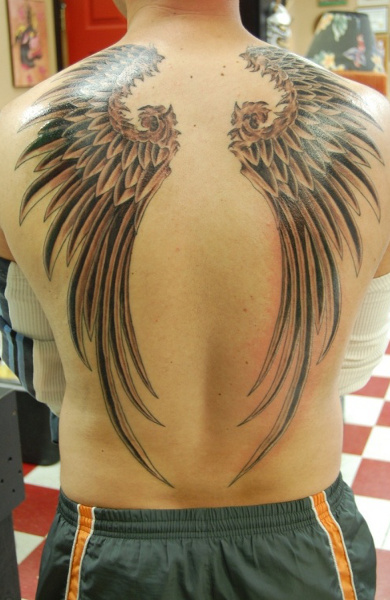 фото татуировка крылья